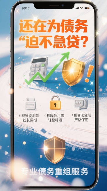 还在为债务“迫不急贷”？🙈
别让压力拖垮你！我们提供专业债务重组服务，帮你：
💡智能测算，拉长周期
💡降低月供，轻松呼吸
💡合法合规，严格保密图片精致完美预览效果