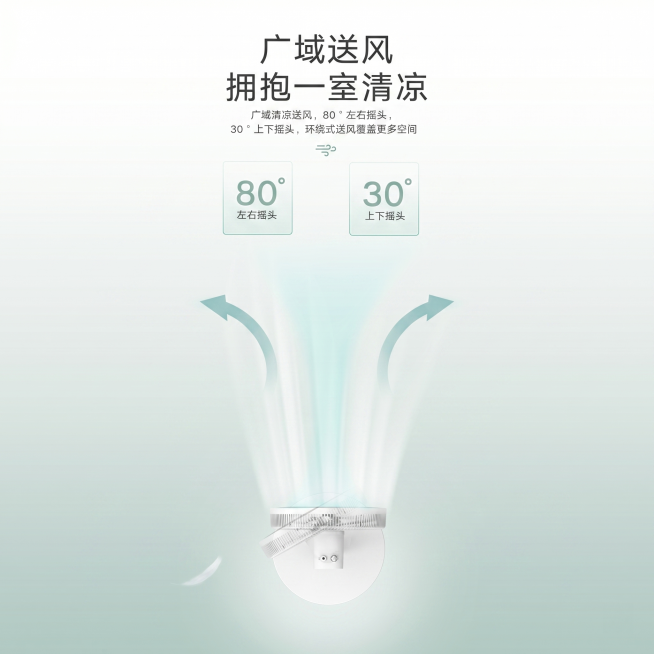 将这张格力落地扇详情图调整为800*800px的正方形电商主图，保留原有图文内容和排版，裁切为正方形构图，保持画质清晰预览效果