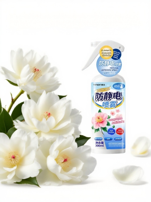 搭配白色山茶花、把牛奶变成山茶花预览效果