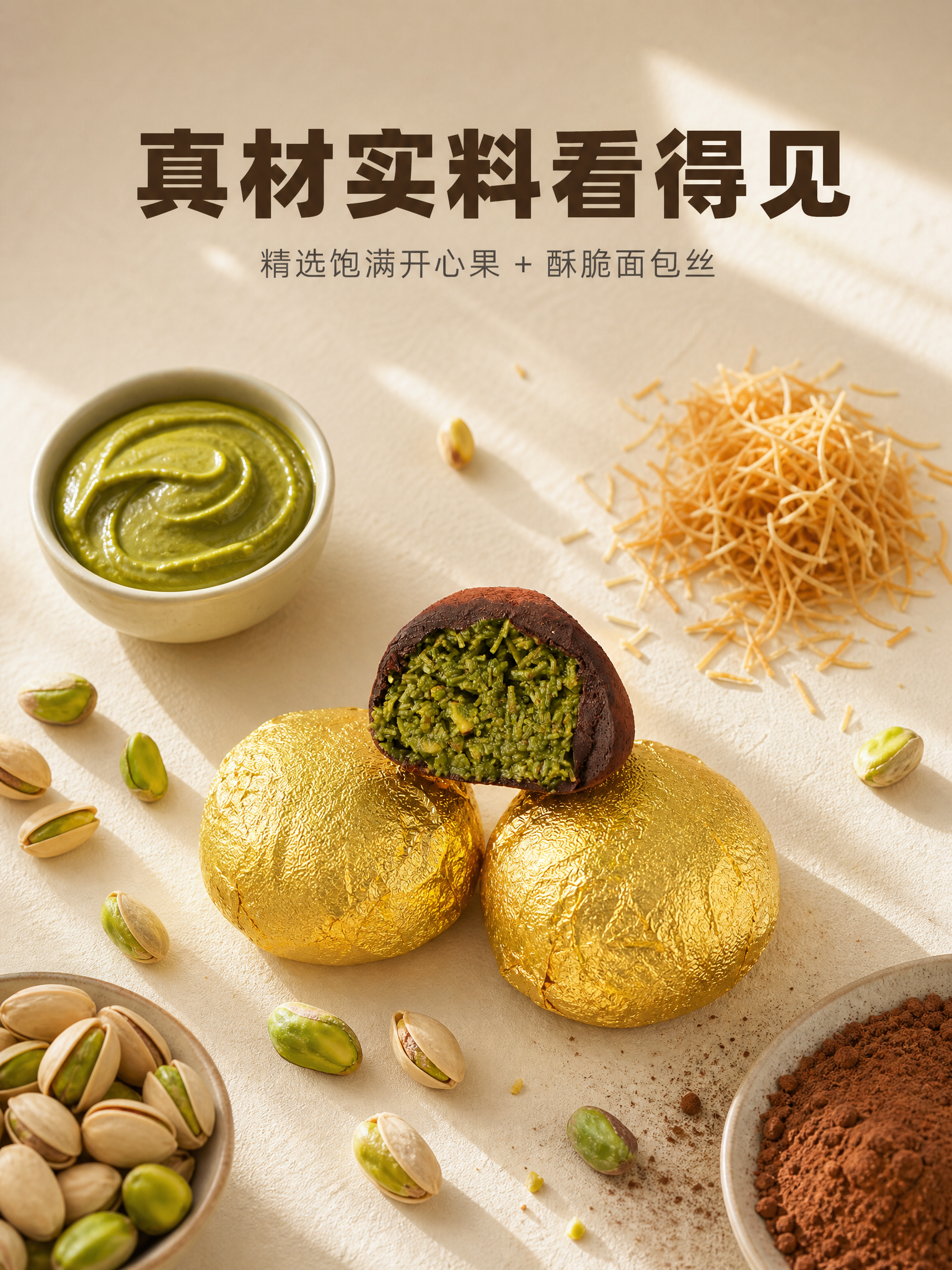 电商商品营销海报，9:16竖版，高级感食材平铺摄影，俯视视角。… - 图片创意预览