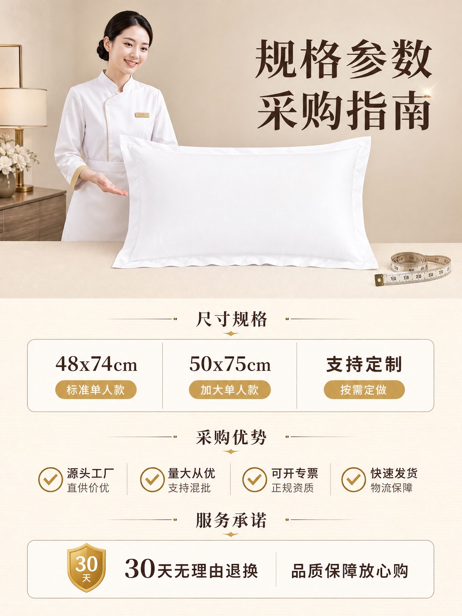 [商品] 使用【图1】酒店款纯白贡缎枕套；保留纯白颜色、贡缎面… - 图片创意预览