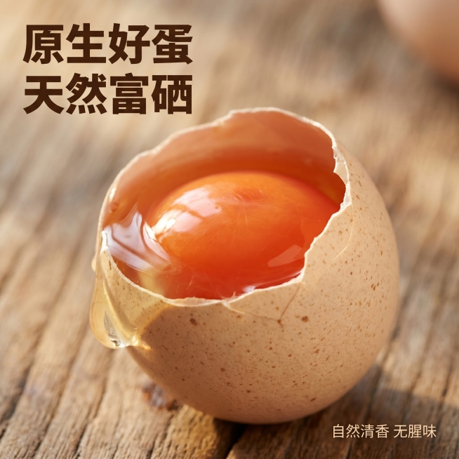 [主图 3] 鸡蛋细节特写；[氛围风格] 微距质感，新鲜诱人食欲；[画质] 商业摄影微距质感，超高清细节，光线通透，画面干净；[元素] 保持鸡蛋外观质感与原图一致，微距放大展示蛋壳细腻坚硬的天然纹理，预览效果
