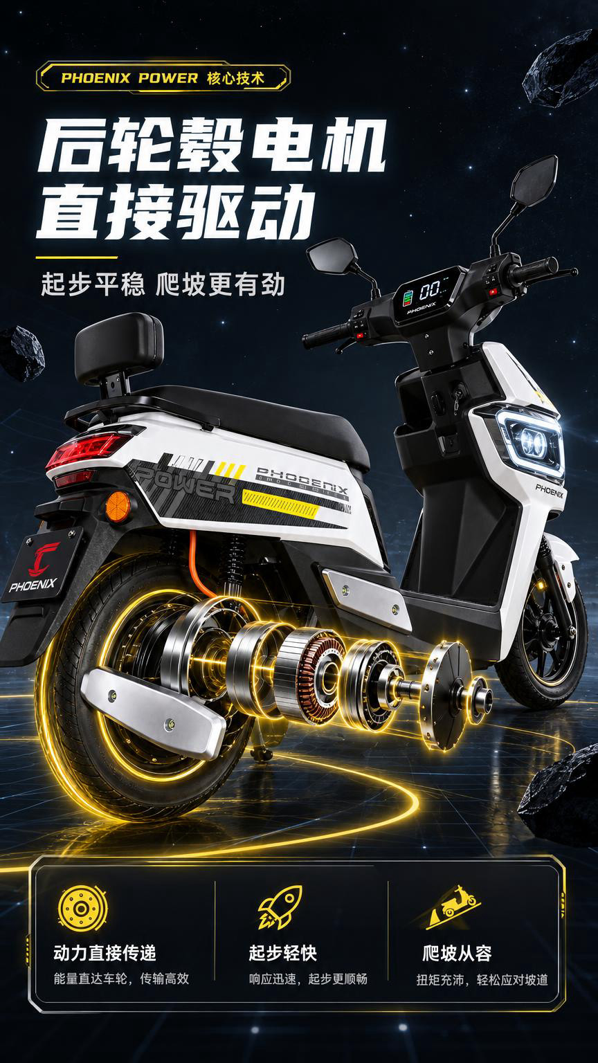[商品] 基于【图1】凤凰电动车动力页原图，修复车头缺失异常：… - 图片创意预览