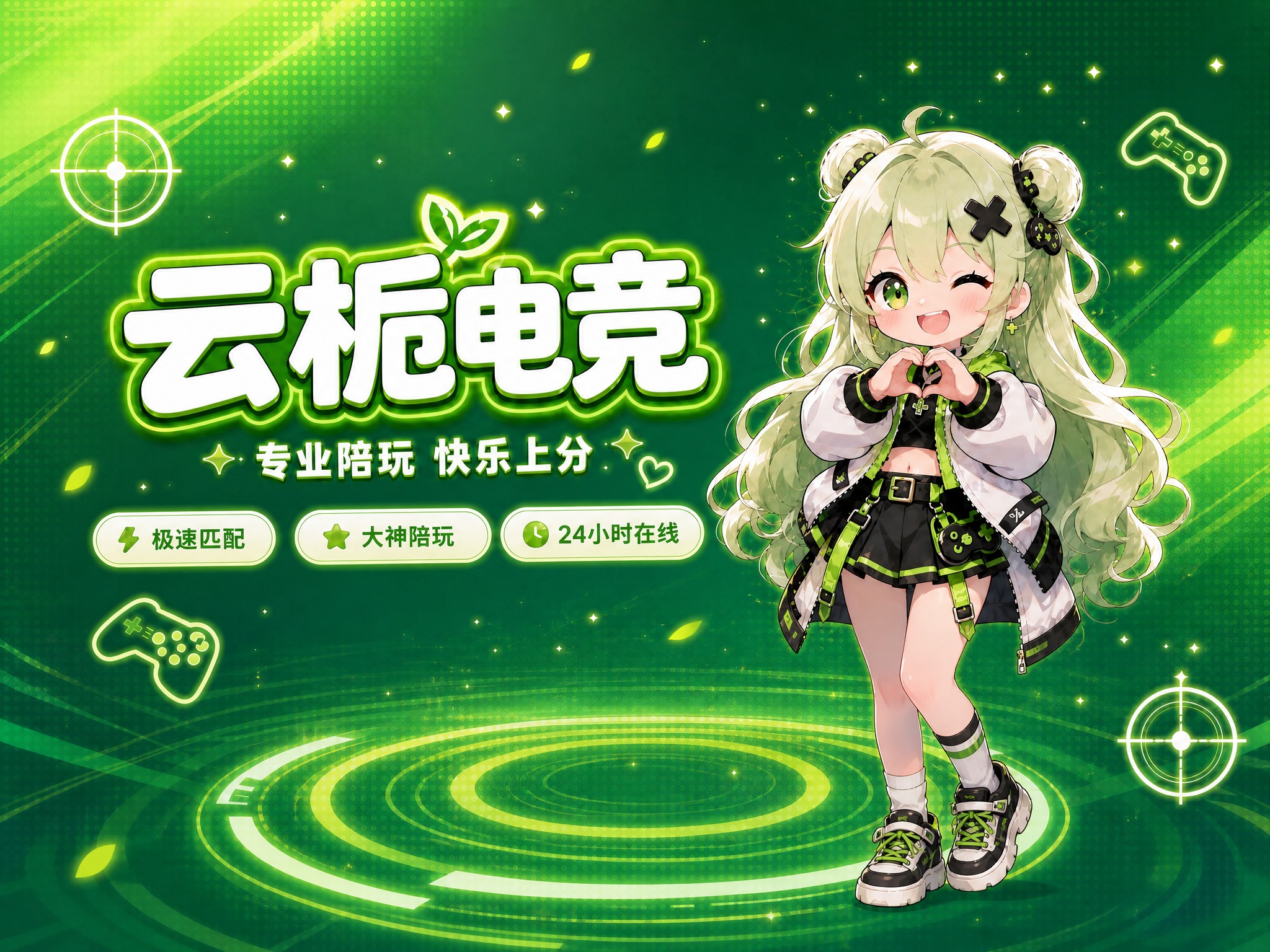 修改这张云栀电竞小程序主图：将16:9横版改为4:3横版（宽度… - 图片创意预览