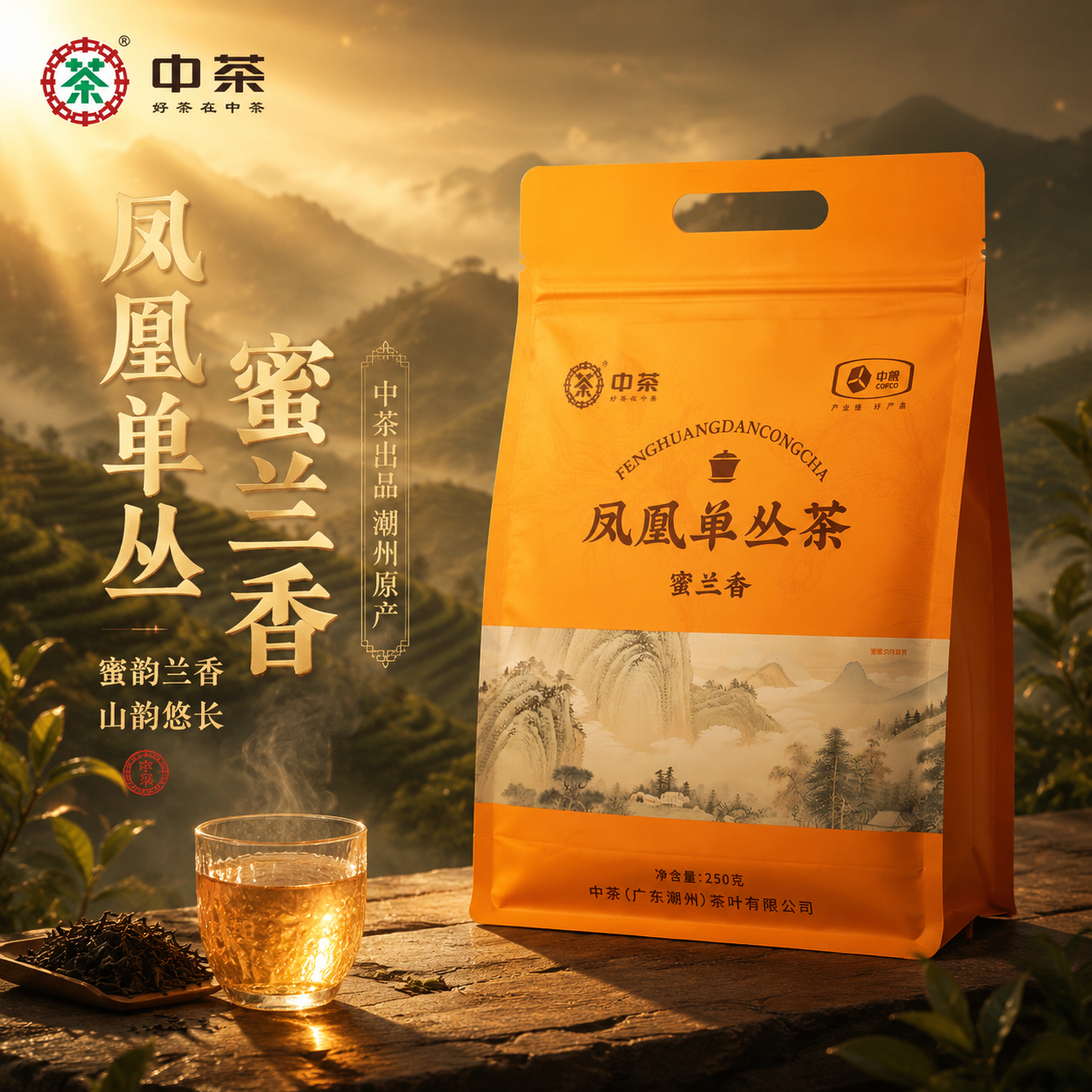 [主图-1 首图] 中茶凤凰单丛茶蜜兰香 抖音主图首图 品牌卖… - 图片创意预览