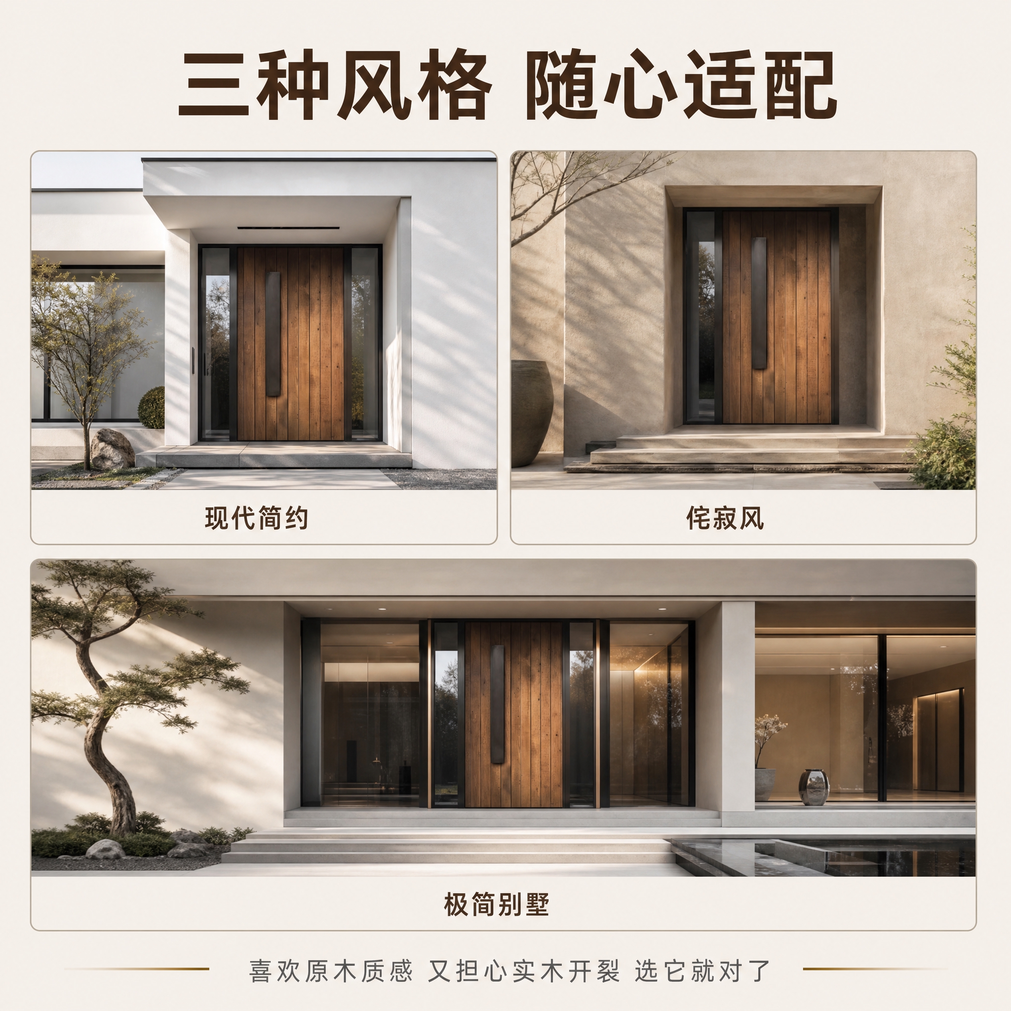 [主图-4] 多场景适配，主题：现代/侘寂/极简三种别墅风格适… - 图片创意预览