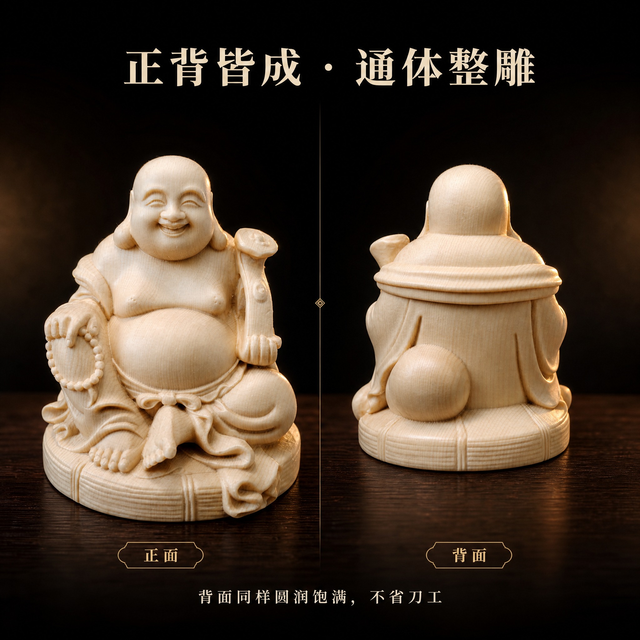 [主图-6] 正背对照图：左右双格展示正面与背面，证明通体完整… - 图片创意预览