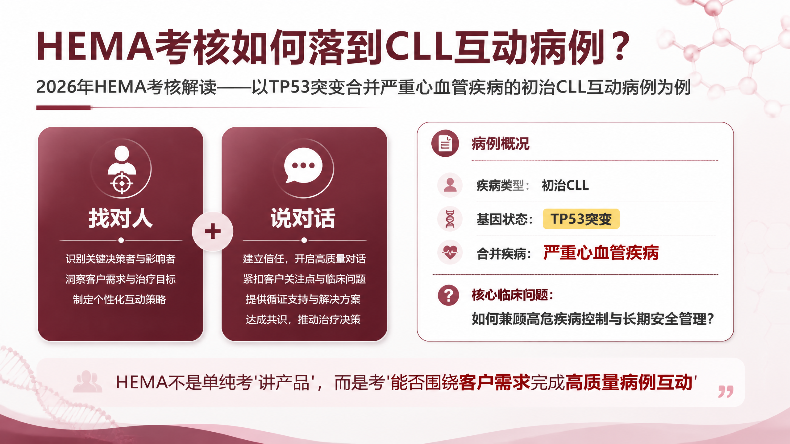 医学学术风格PPT封面页，16:9横版。主色调：酒红色/紫红色… - 图片创意预览