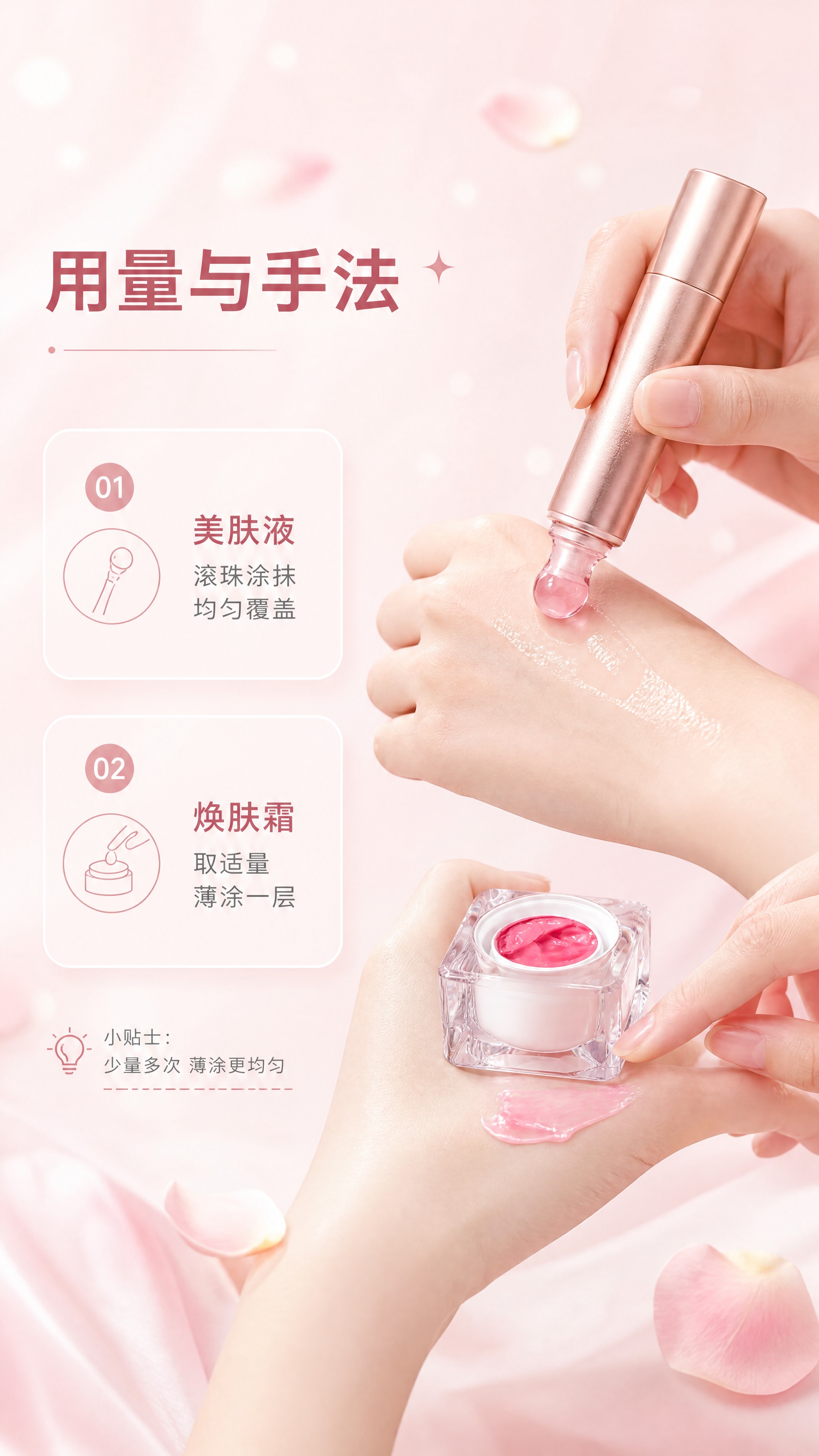 [商品] 使用【图2】套盒中的玫瑰金美肤液管与水晶焕肤霜罐、【… - 图片创意预览