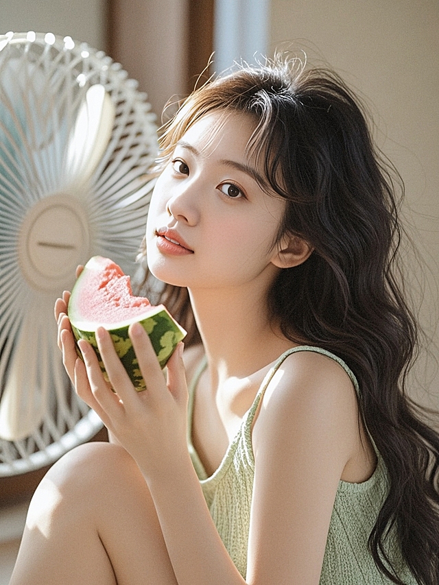 日系清新夏日人像写真