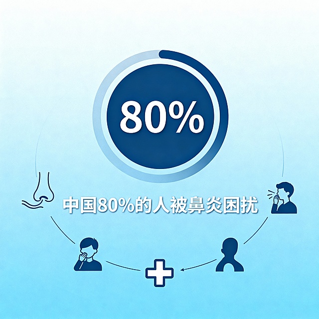中国百分之80 的人被鼻炎困扰