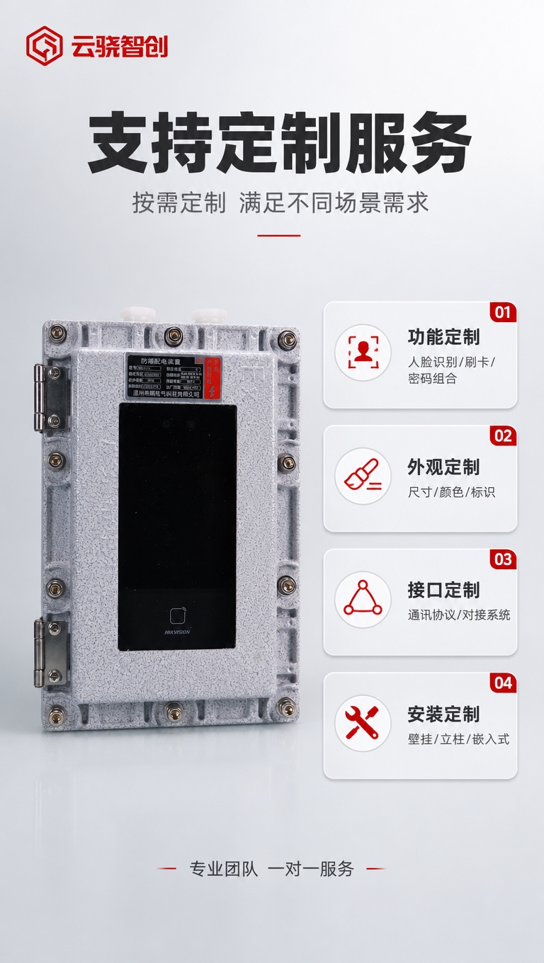 [商品] 使用【图1】防爆门禁人脸机产品图；严格保留产品原始外… - 图片创意预览