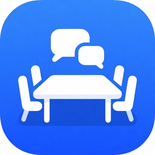 生成一个会议系统APP应用图标，重新生成，尺寸192*192预览效果