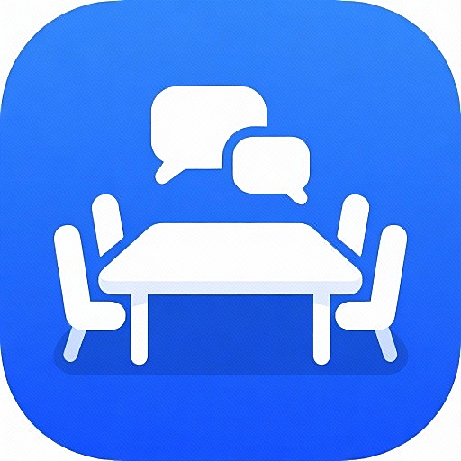 生成一个会议系统APP应用图标，重新生成，尺寸192*192