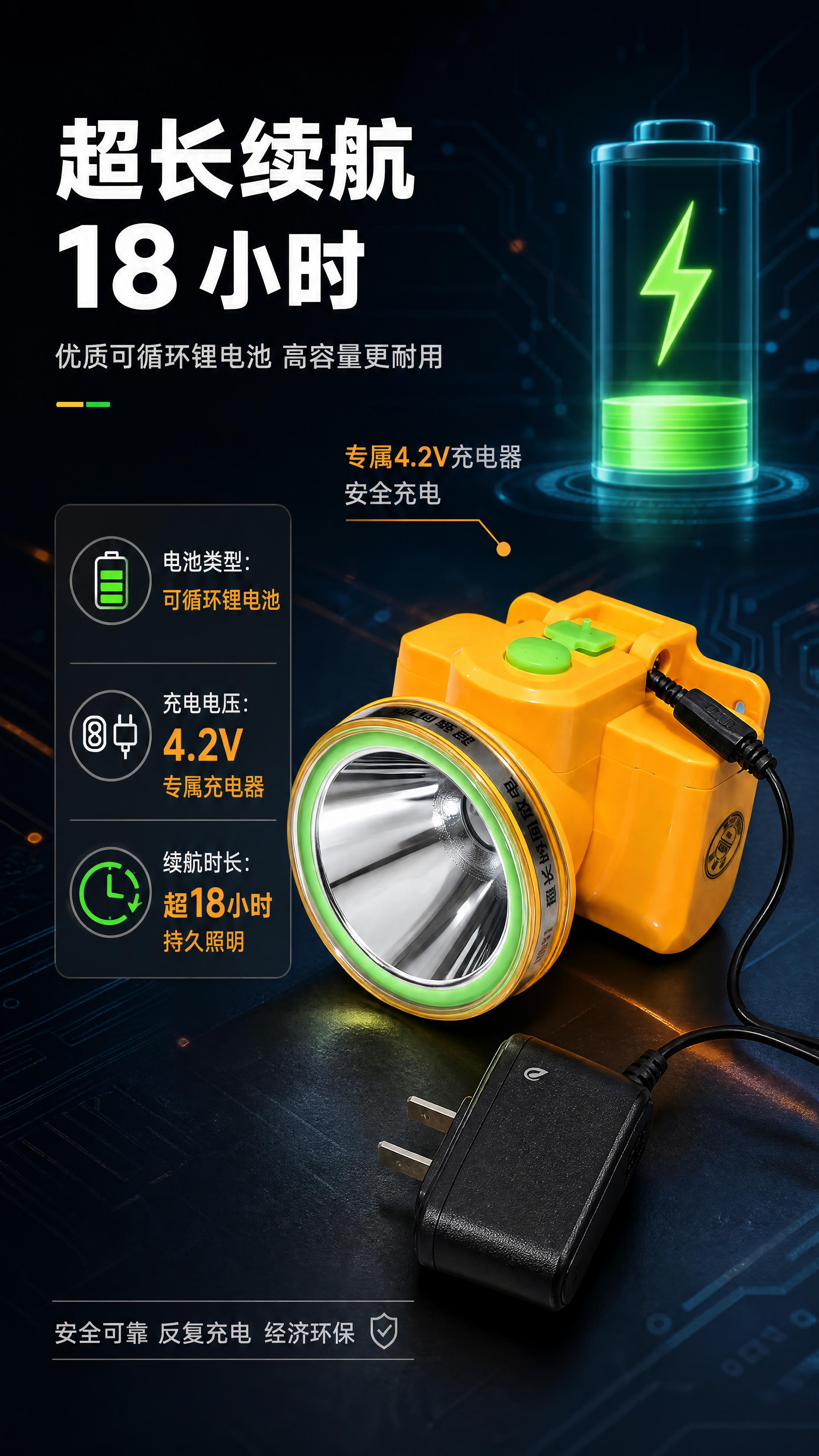 [商品] 使用【图1】黑色充电器+【图3】头灯产品；保留充电器… - 图片创意预览