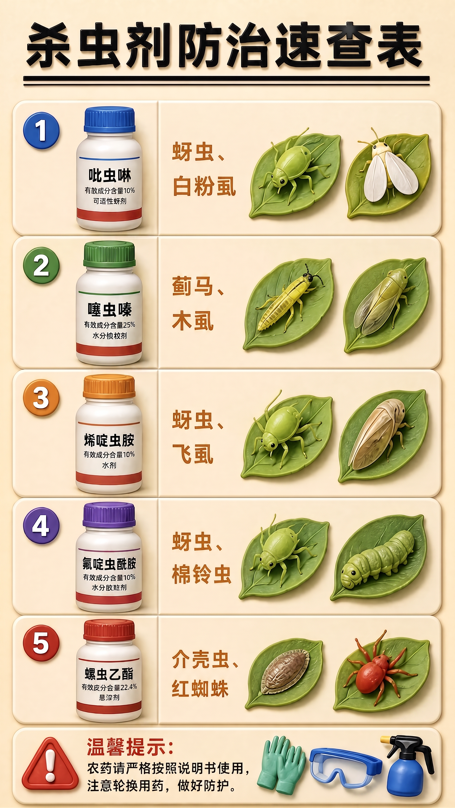 把所有的瓶子的底部的颜色标识线全部都更换成杀虫剂的红色 - 图片创意预览