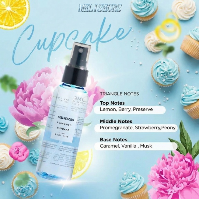 更换为清新马卡龙蓝渐变背景，搭配纸杯蛋糕和糖霜元素，保留原产品和所有英文文案预览效果