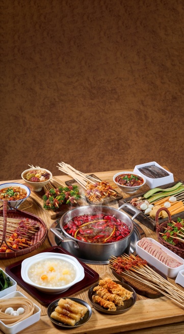 换成白瓷汤碗装着银耳粥预览效果