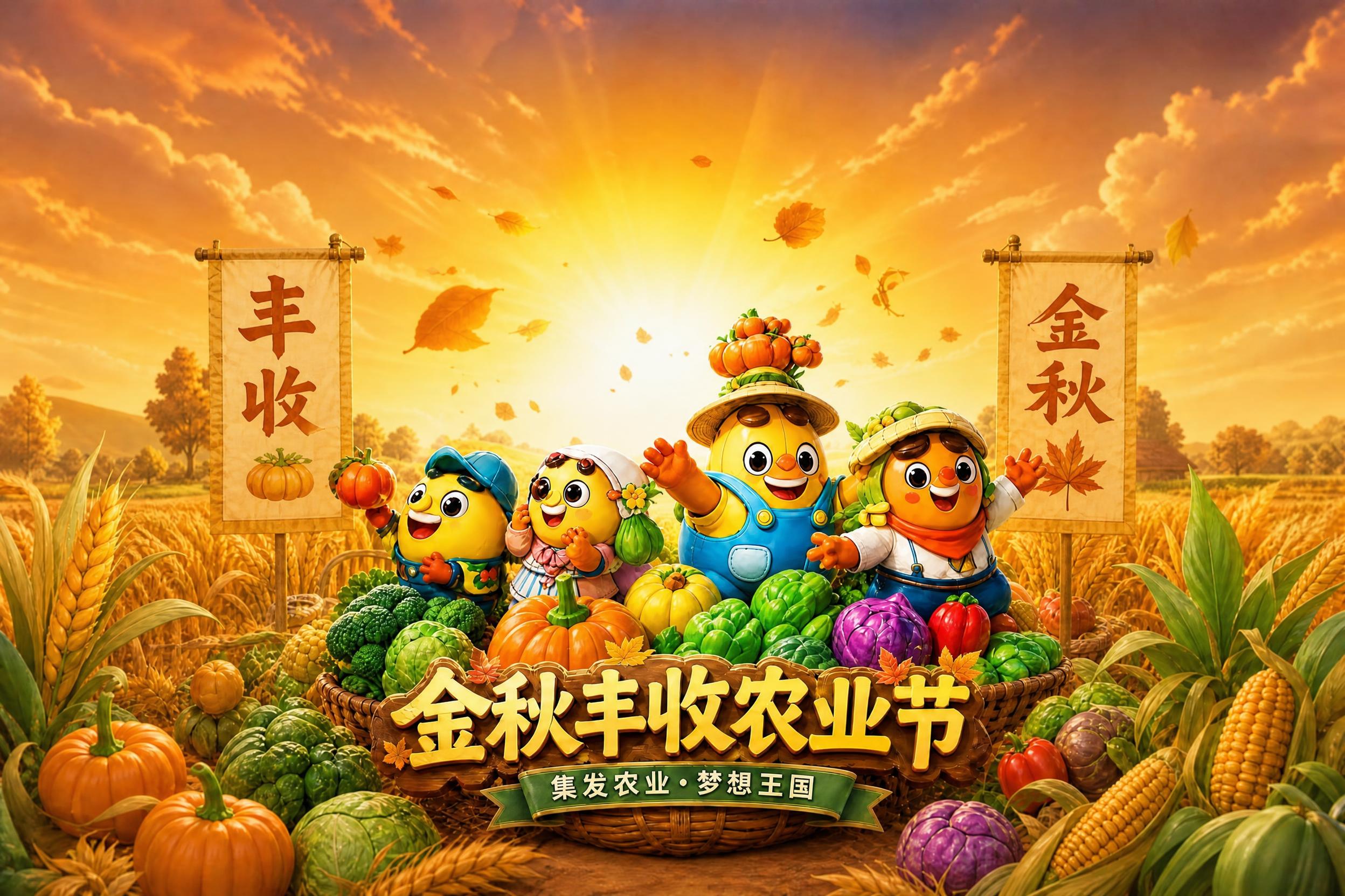 将最上方戴草帽顶南瓜的黄色大卡通人物移动到右侧戴草帽绿头发卡通… - 图片创意预览