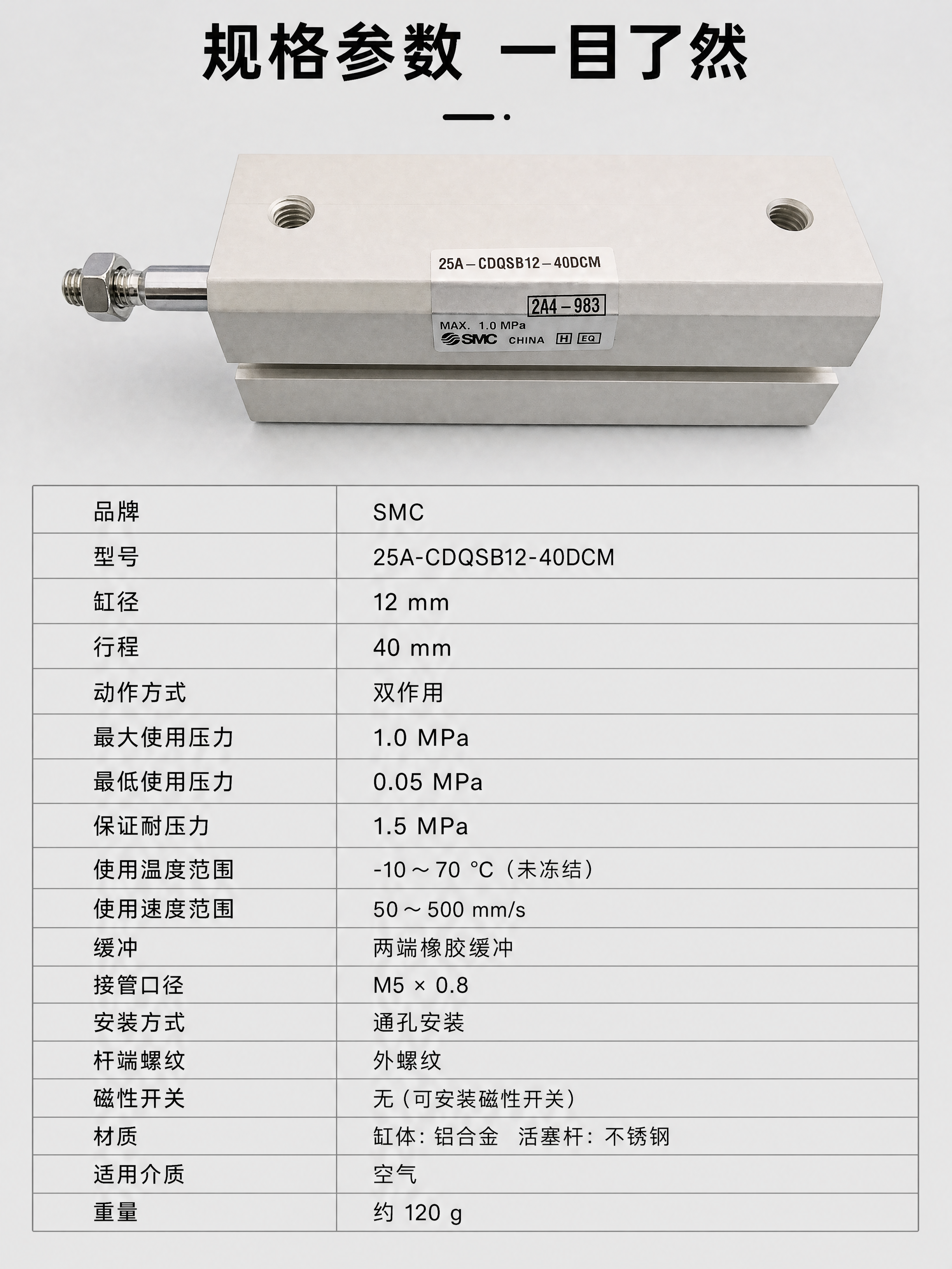 「图片1」品牌SMC，型号：25A-CDQSB12-40DCM… - 图片创意预览