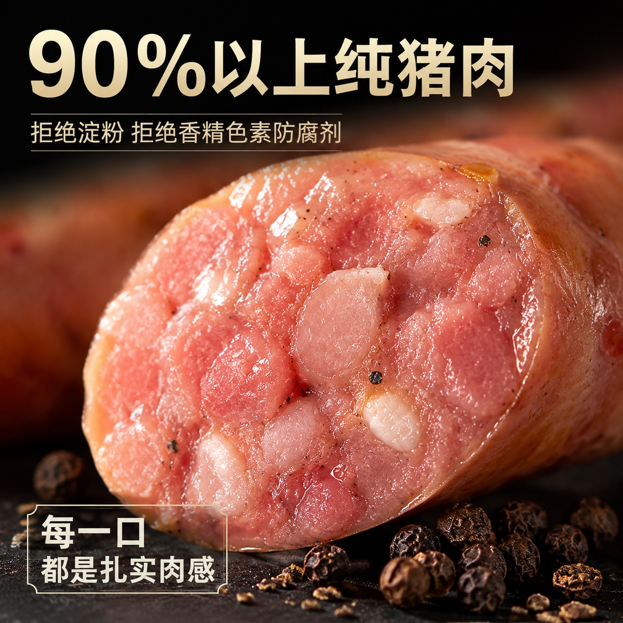 [主图-3] 纯猪肉成分细节特写图 [氛围风格] 食材真实展示… - 图片创意预览