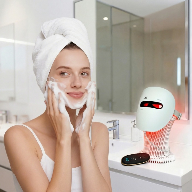 把这张图的尺寸变成1500*1500px，保持人物和产品在视觉中心产品适当大一些预览效果