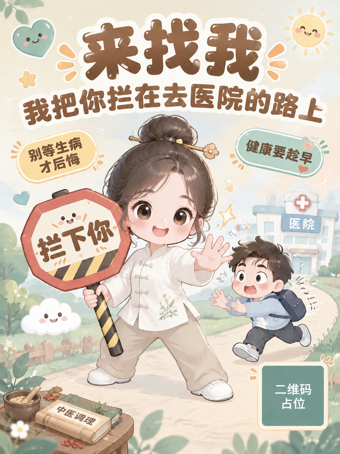 基于参考图修改：将整张海报的色彩饱和度明显降低，改为柔和淡雅的… - 图片创意预览