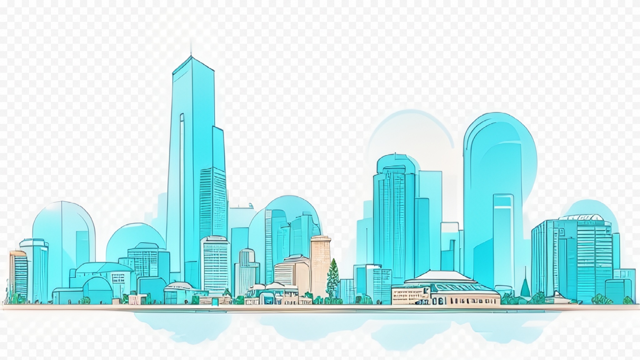 全部用深浅不一的蓝色 - 图片创意预览