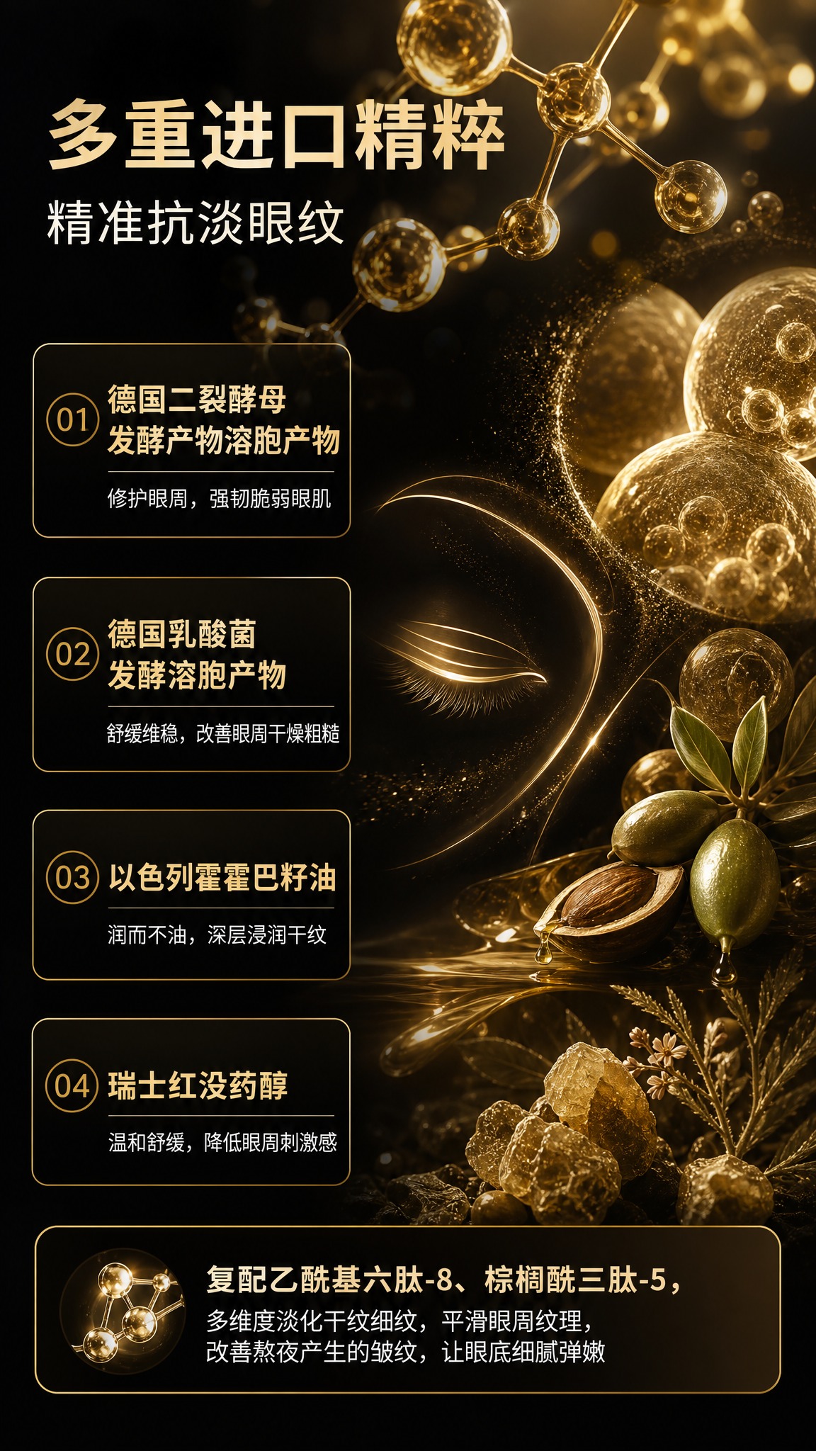 [商品] 本张为成分机理专张，不放置产品实拍，仅延续品牌黑金产… - 图片创意预览