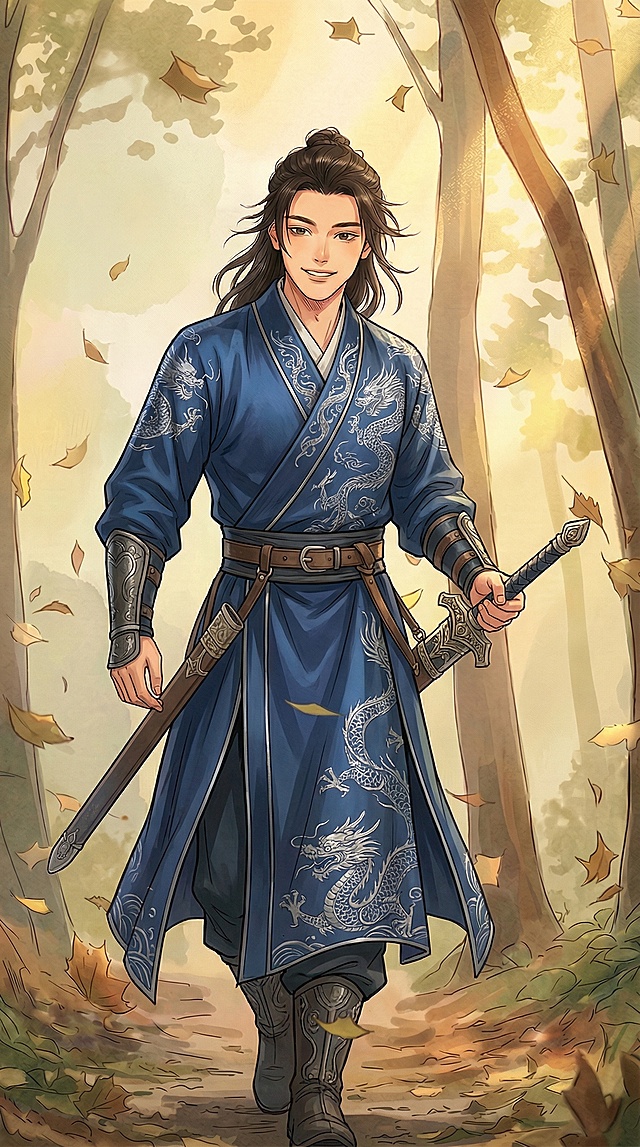 换一身剑客的服装