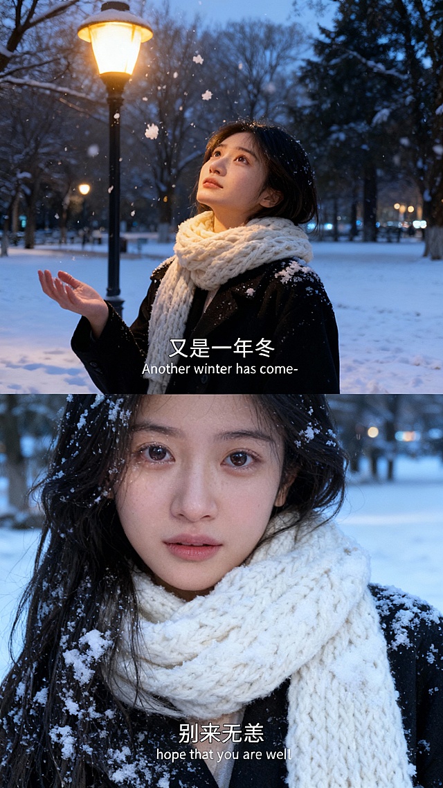 立冬雪落的第几年，我仍在等一句别来无恙