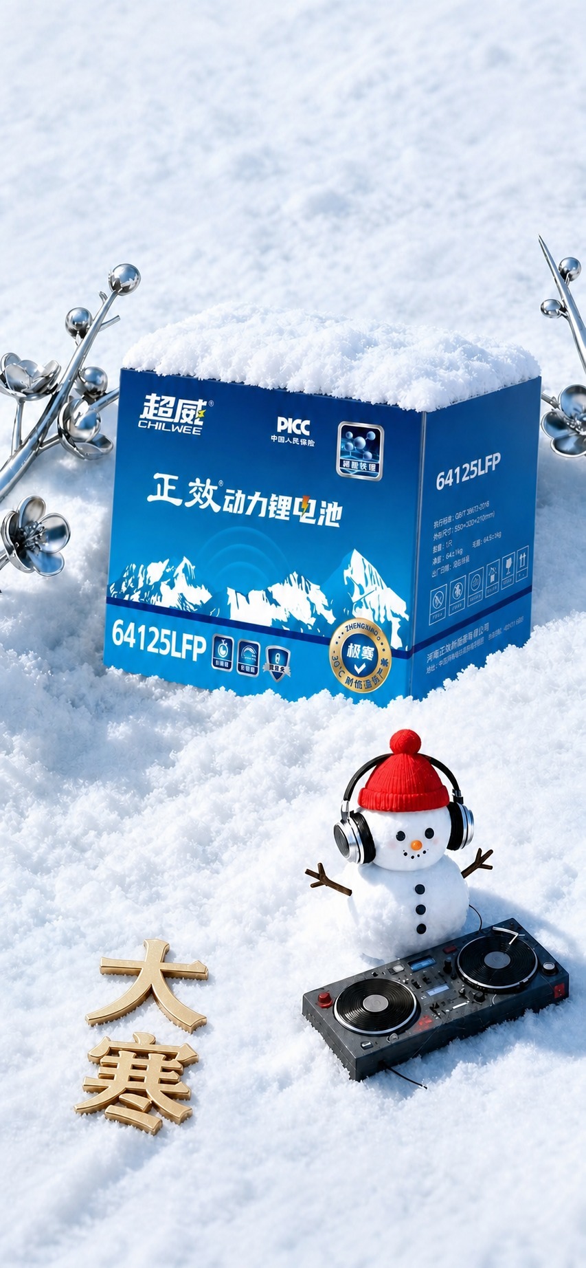 将图1中的电池纸箱替换为图2的超威正效动力锂电池纸箱，完全保留… - 图片创意预览