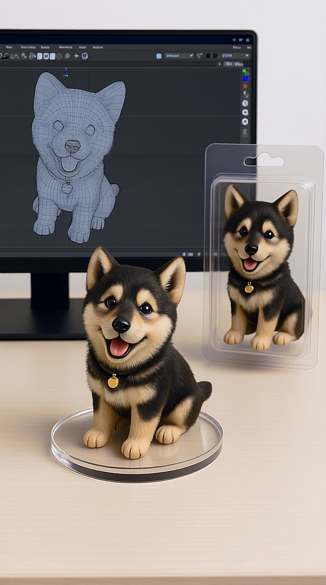 帮可乐生成了一个手办