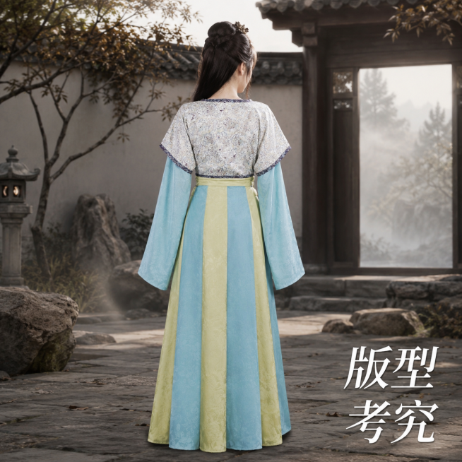 「图片1」，生成一套主图（5张），商品名称是汉服，卖点是亲肤面料，侠客风，适配淘宝/天猫平台，主图比例为1:1预览效果