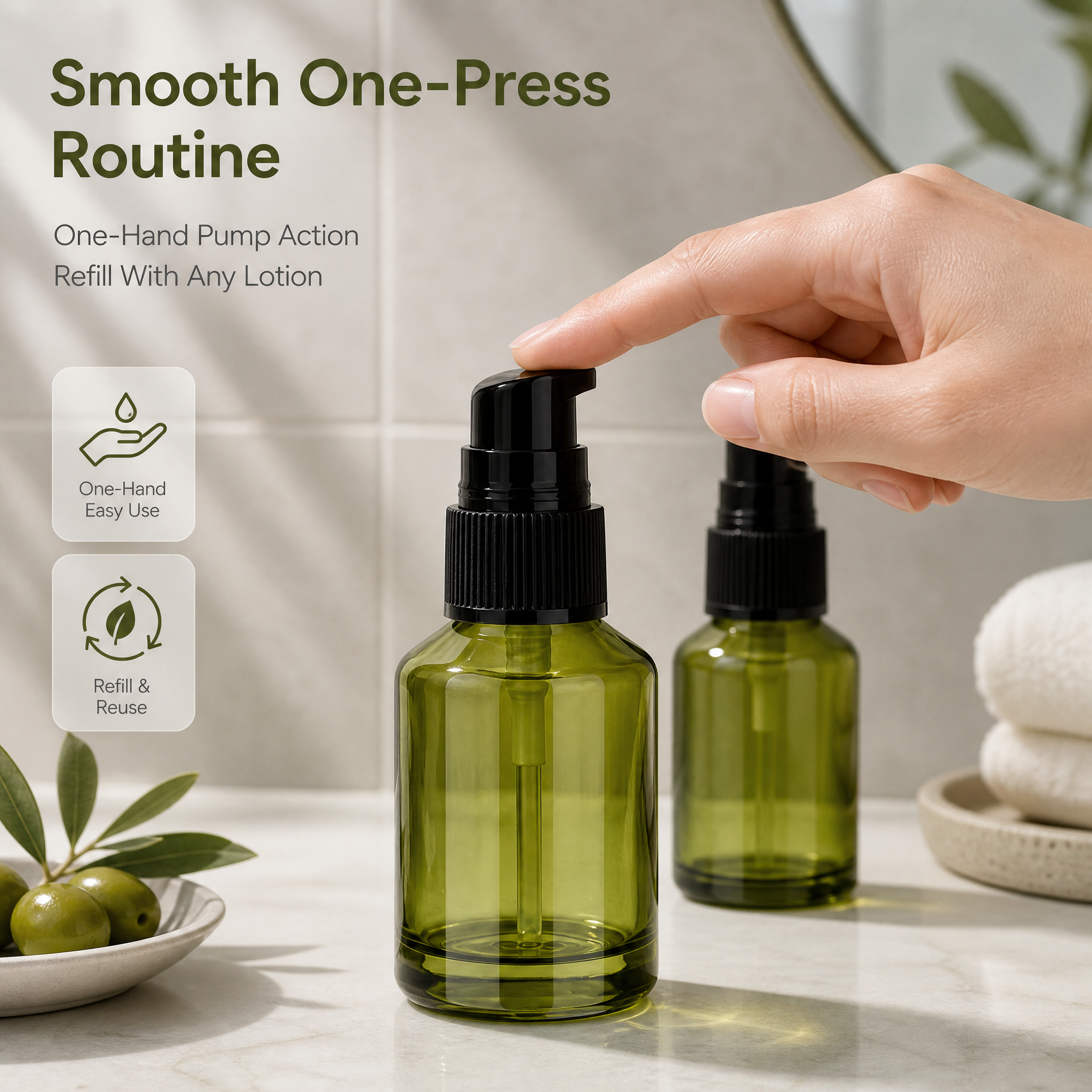 [主图-4] 3 Pack 15ml Olive Green… - 图片创意预览