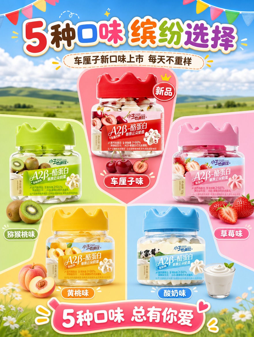 [商品] 使用【图1】车厘子味、【图2】猕猴桃味、【图3】草莓… - 图片创意预览