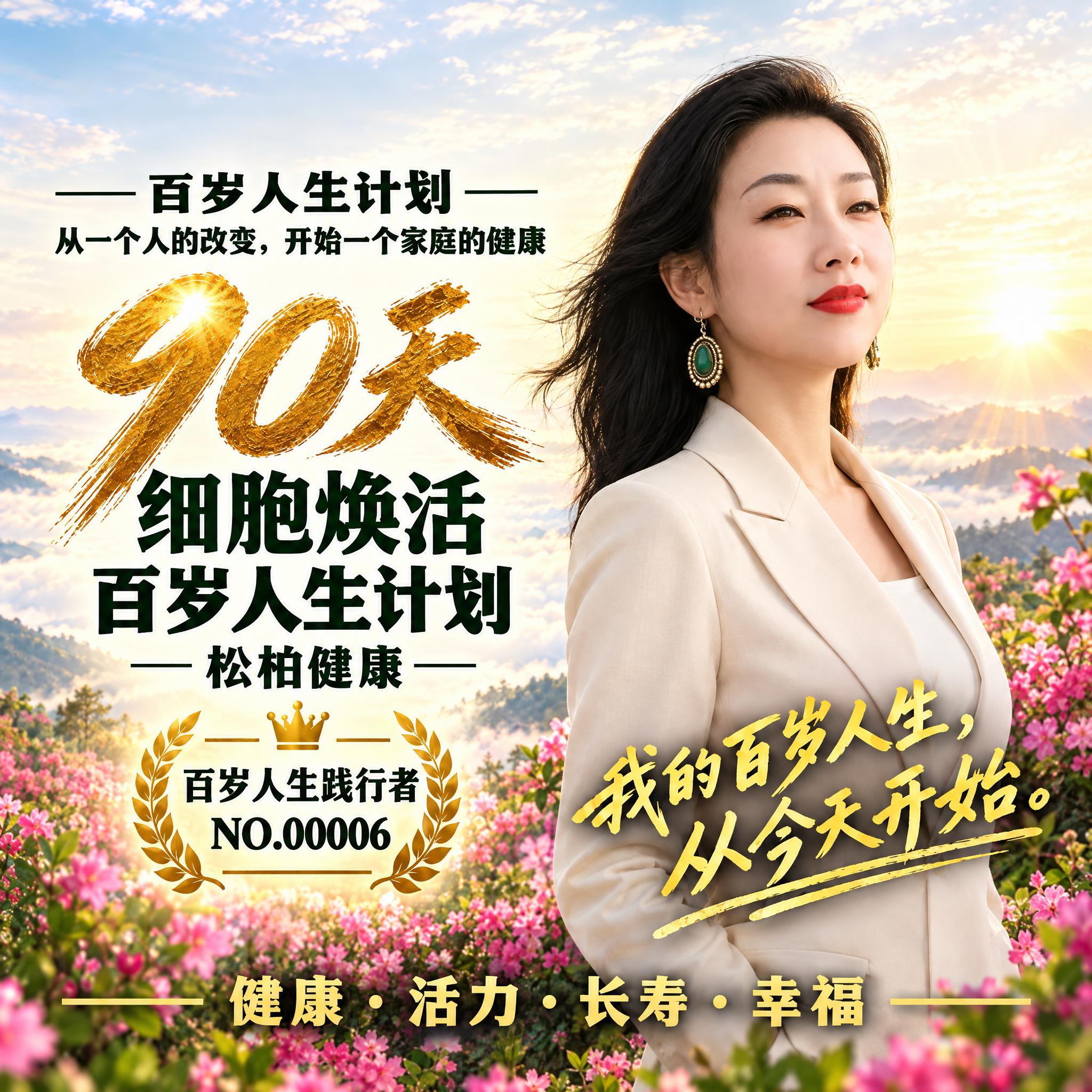 参照第一张海报的版式，制作一版**女士版**正方形海报（1:1… - 图片创意预览