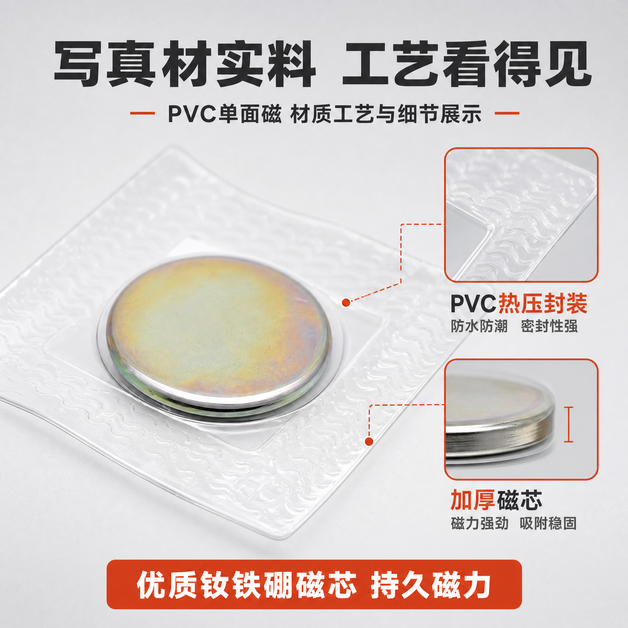 [主图-3] PVC单面磁 材质工艺与细节展示图。 [统一基调… - 图片创意预览