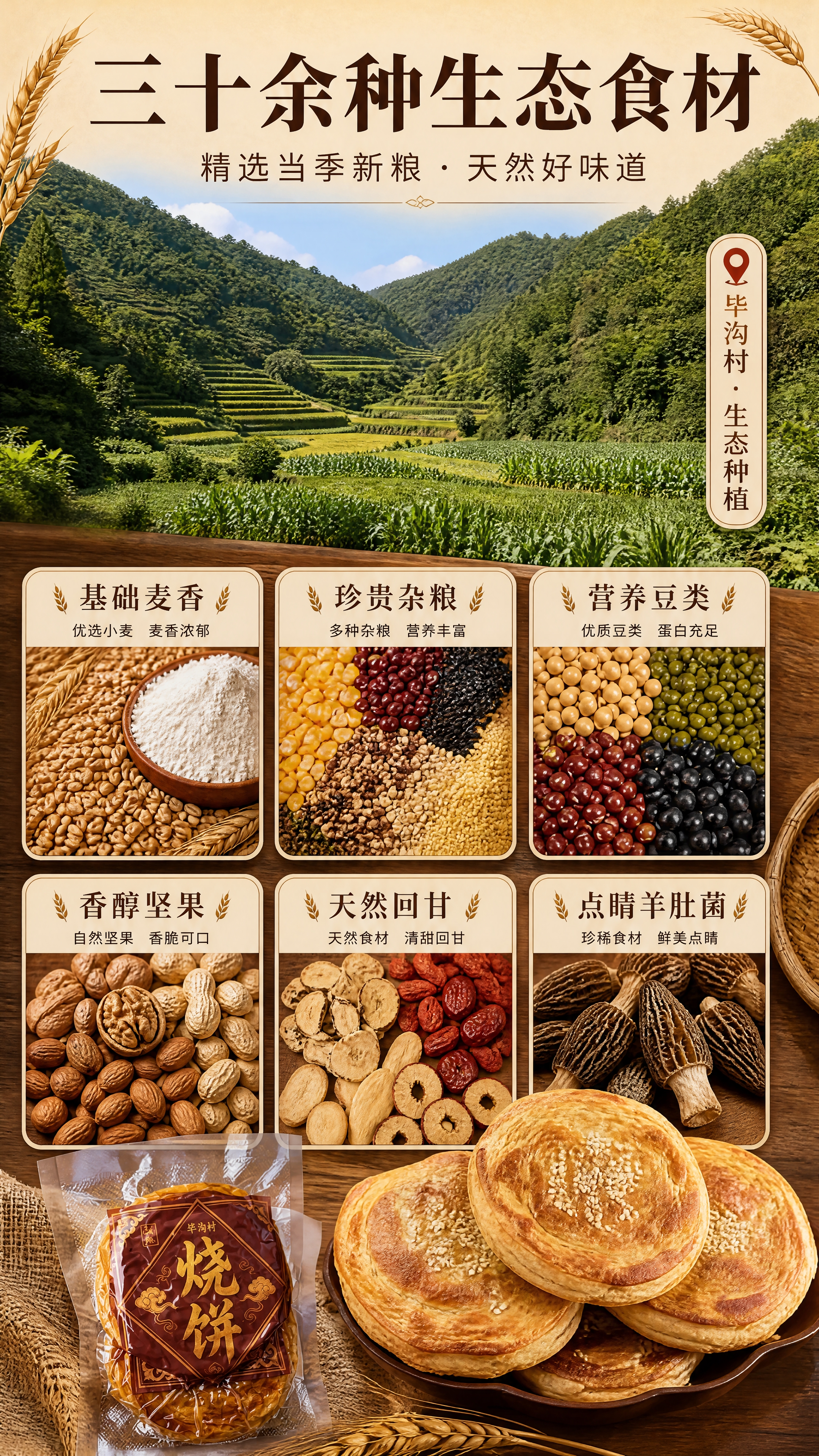 [商品] 使用【图1】【图2】【图3】烧饼实拍图及原上传产地山… - 图片创意预览
