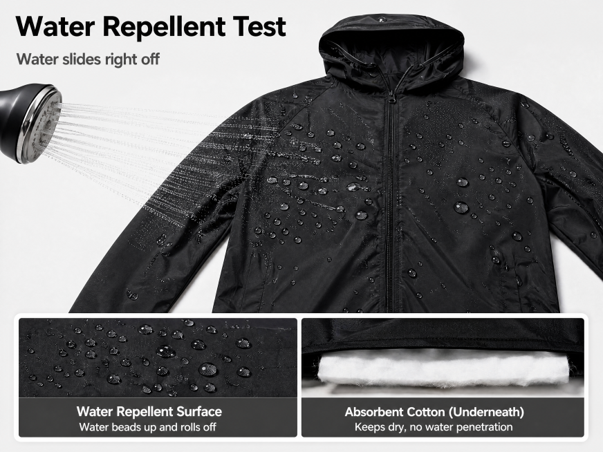 Generate this Amazon Advanced A+ mobile version page, keep all original content, text, waterproof te预览效果