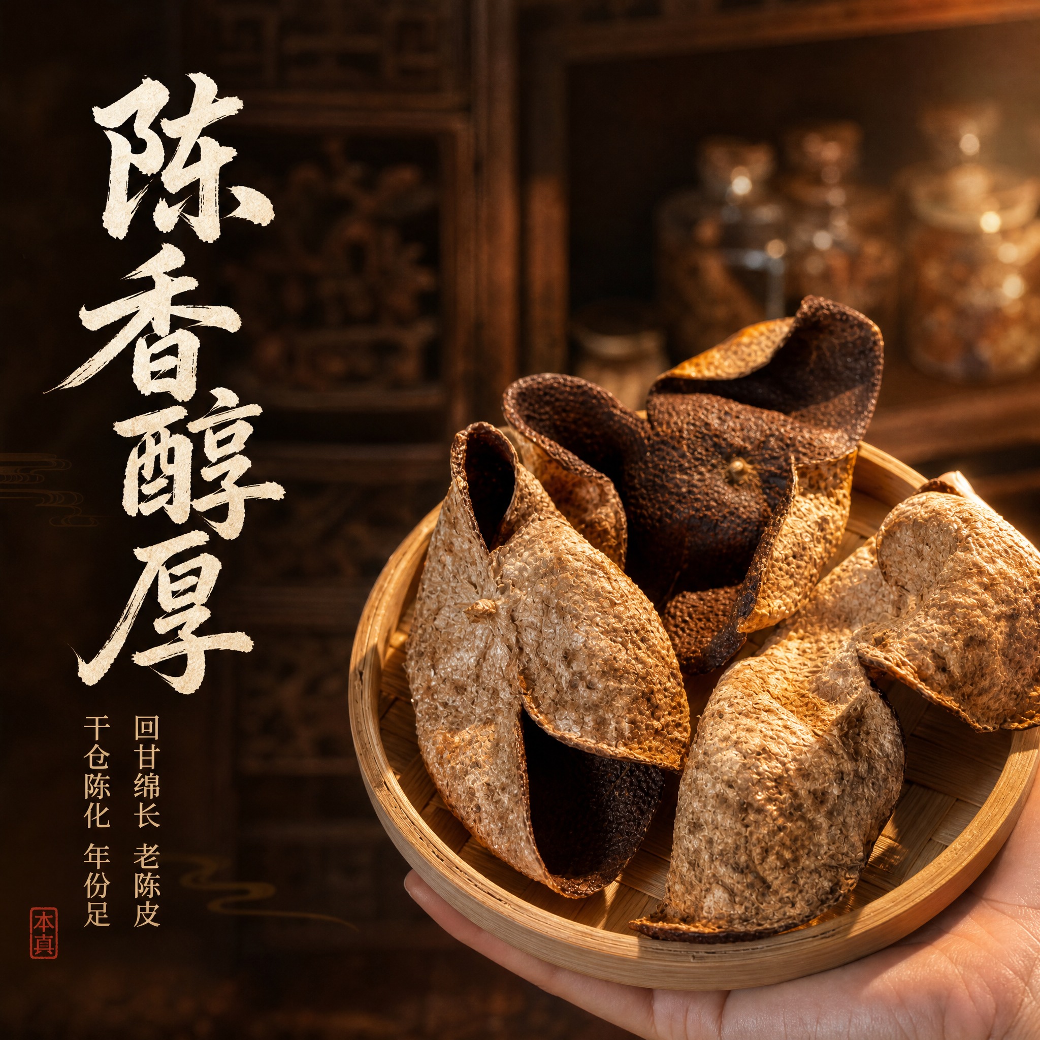 [主图-1] 首图点击率 陈香醇厚 老陈皮主视觉。 [统一基调… - 图片创意预览
