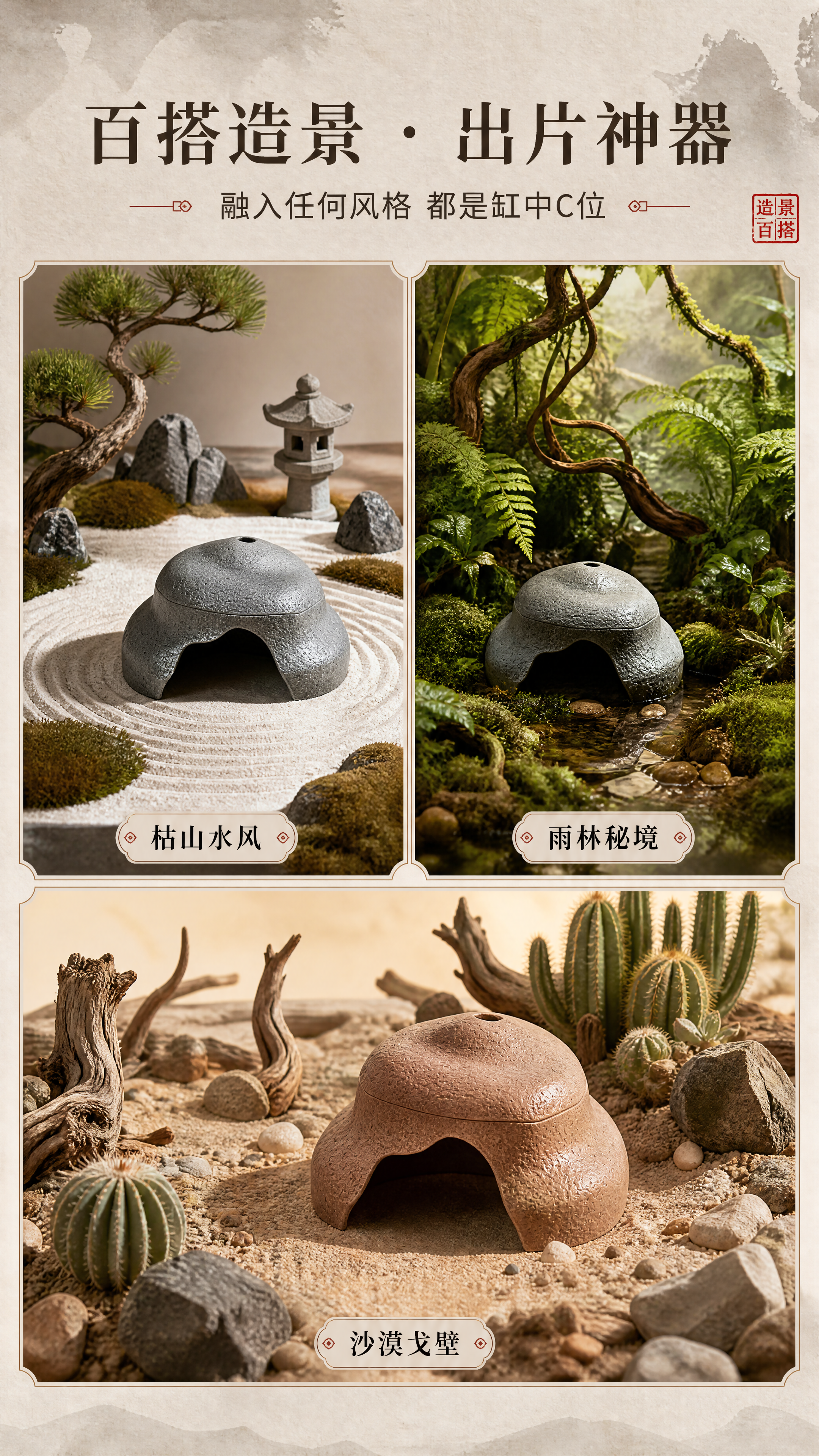 [商品] 使用【图5】青灰色岩窟幽居（青岩款）；保留分体穹顶、… - 图片创意预览