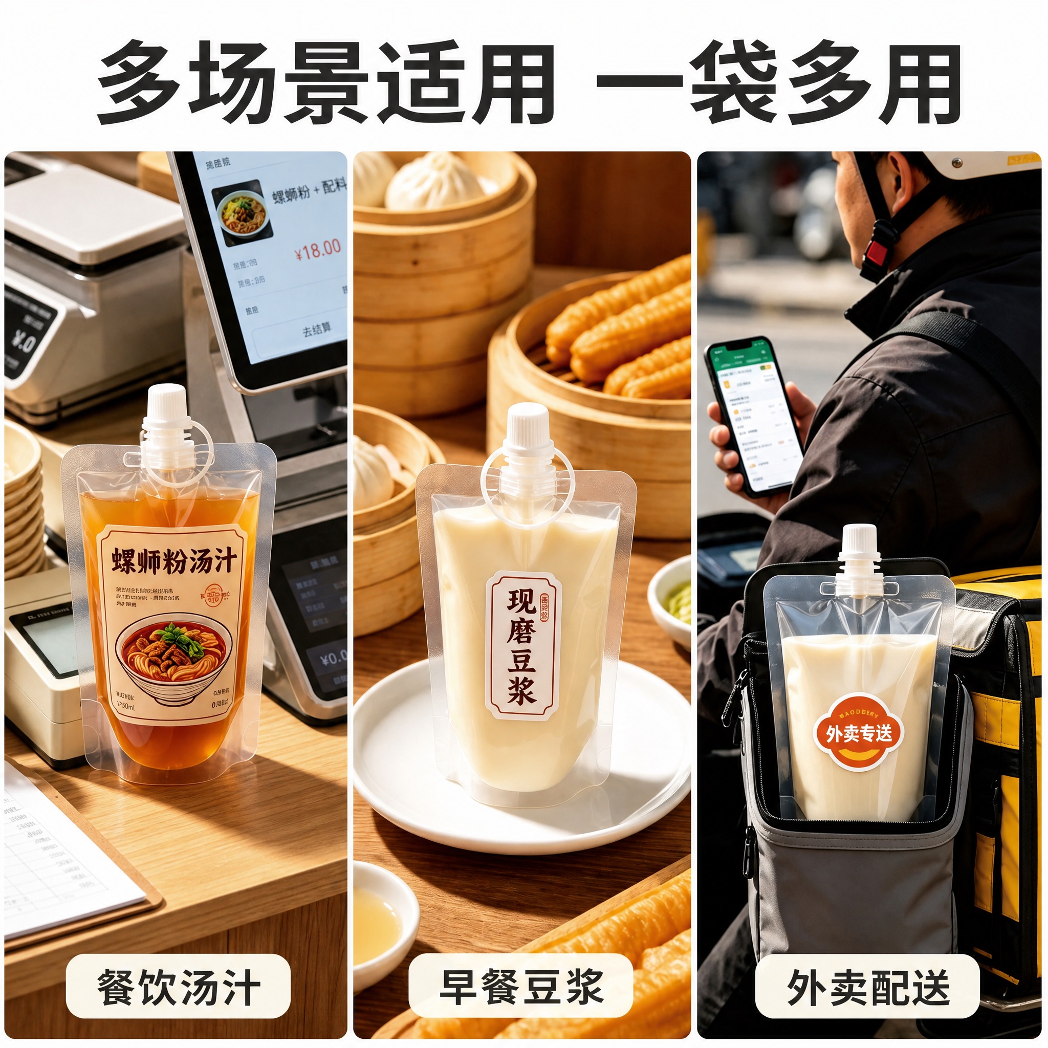 [主图-4] 主题：多场景适用 液体半流体膏体通用包装。唯一任… - 图片创意预览