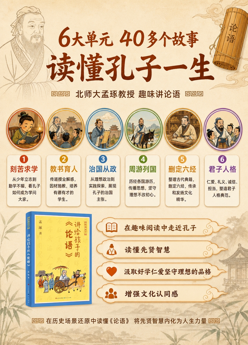 [商品] 使用【图1】主书《讲给孩子的论语》小尺寸立体书；保留… - 图片创意预览