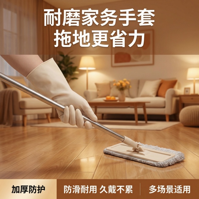 我的产品是家务手套，帮我做10张拼多多主图家务多场景预览效果