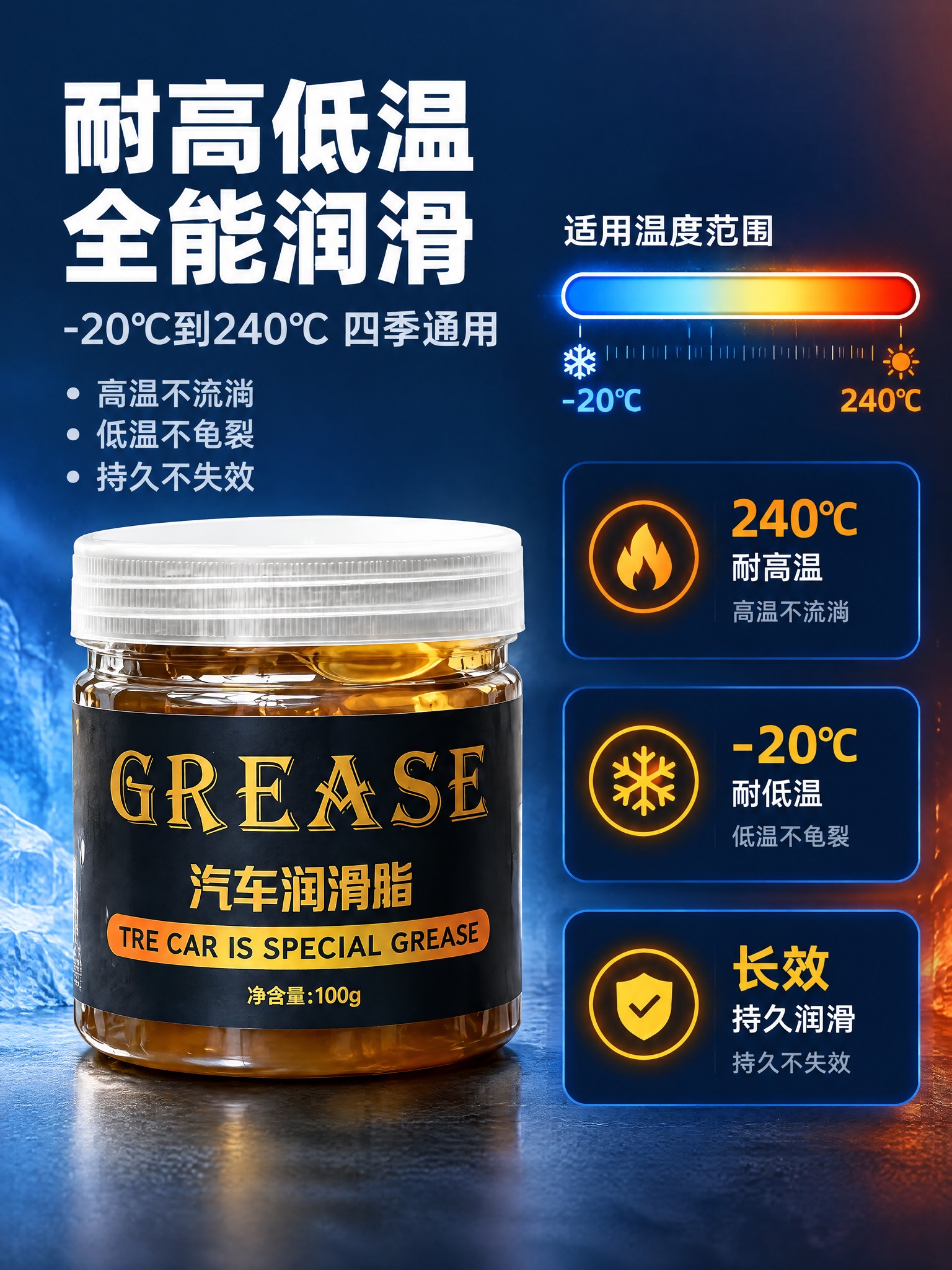 [商品] 使用【图1】透明罐装黑标签汽车润滑脂；保留全部外观特… - 图片创意预览