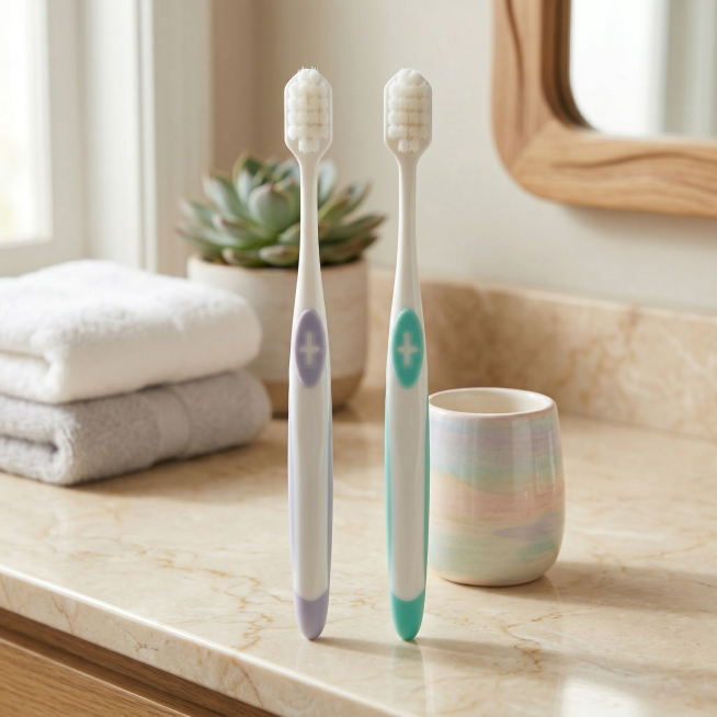 将产品放在干净温馨的台面上预览效果