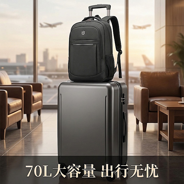 我的产品是70L书包 帮我做10张高级主图