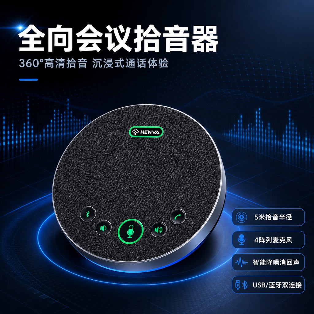 [商品] 使用【图1】HENVA拾音器HW-M3B；保留圆形黑… - 图片创意预览