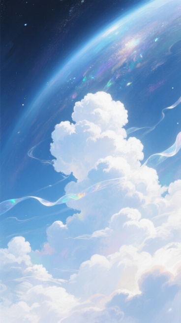 天空，宇宙，圣洁，云朵预览效果